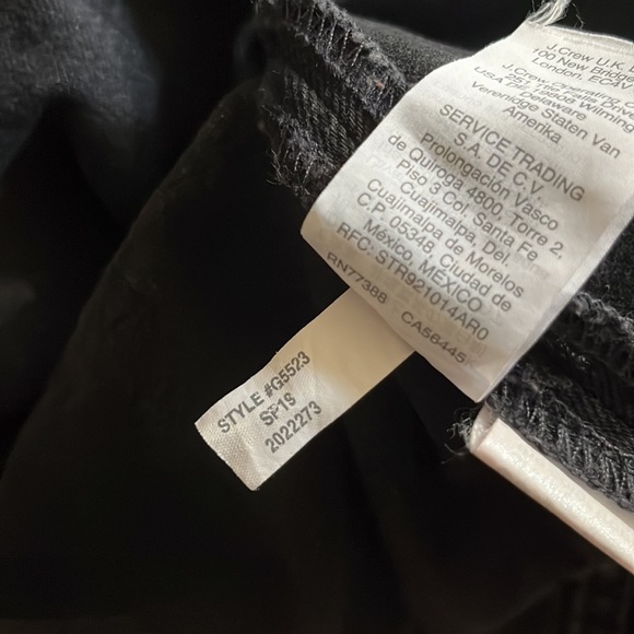 McCarren Raw-Hem Jean Skirt in Washed Black - Picture 8 of 8